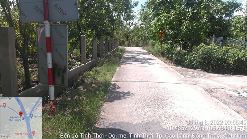 CLH142 - Đường nhựa cầu Tám Nhường - Khém Lớn hồ tôm