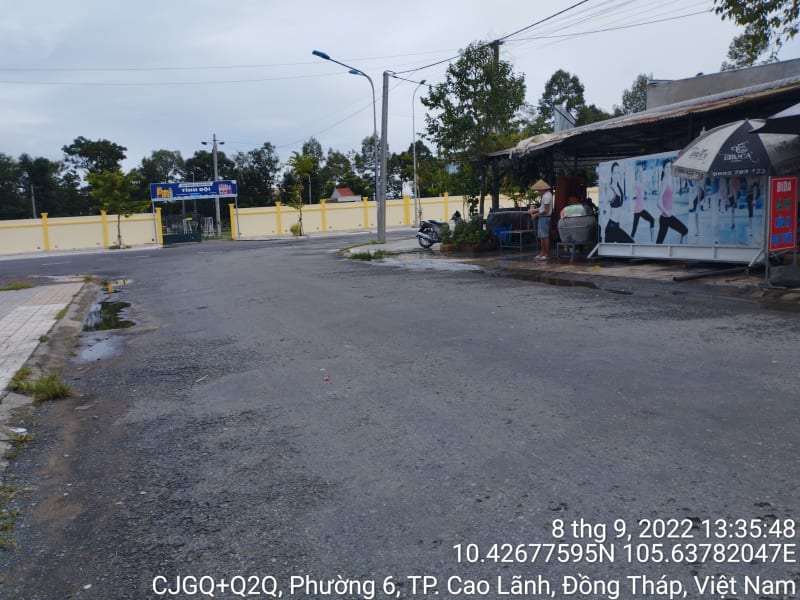 CLH346_Đường tại khu ký túc xá Sinh viên,  từ Phạm Hữu Lầu, Khu tái định cư nhà ở Sinh viên (cập hàng rào Tỉnh Đội)