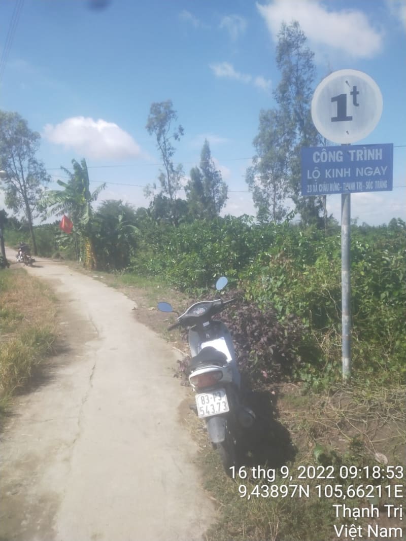 TT245-Lộ Kinh Ngay 2 - Ấp 23, xã Châu Hưng