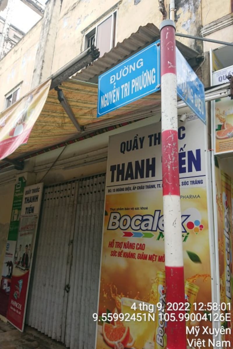 MX09	Đường Nguyễn Tri Phương	 từ 	Suốt đường