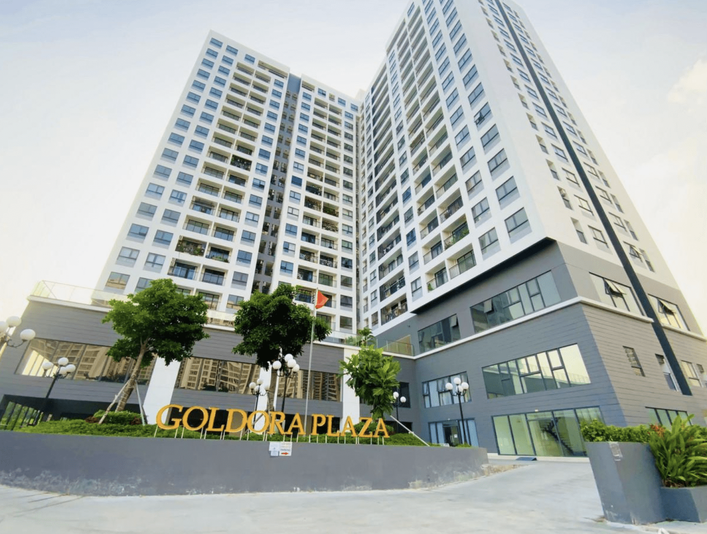 Bán CH 2PN, 2WC, 68m2 tại Chung cư Goldora Plaza, 4,2 tỷ, Nhà Bè, HCM