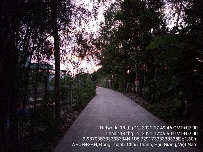 CTA63 thị trấn cái tắc, tuyến Rạch Đất Sét, từ ấp Tân An đến Ranh chợ Long Thạnh (ấp Long An B)