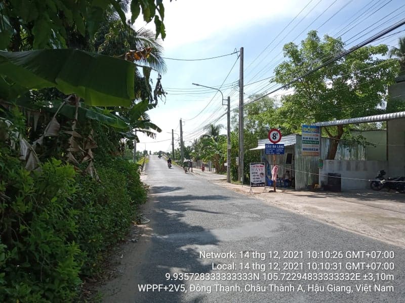 CTA50 xã Tân Phú Thạnh, đường ô tô về trung tâm xã Tân Phú Thạnh, từ Sông Ba Láng (Ranh thị trấn cái tắc) đến UBND xã Tân Phú Thạnh.