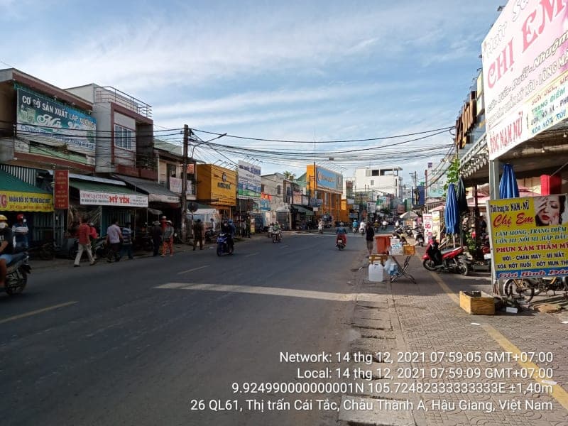 CTA58 QL1A, TT cái tắc, từ Ngã ba cái tắc đến Cầu cái tắc.