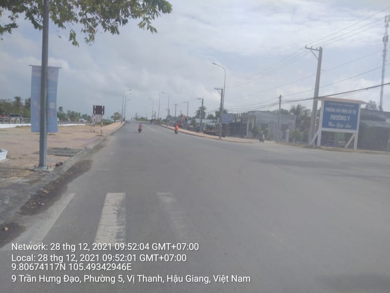 VT 9 khu vực 4 Phương V Cầu Ba Liên (đg Trần Hưng Đạo) giáp ranh P1 vị thanh