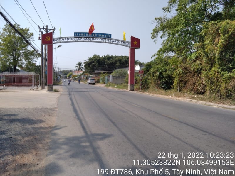CT11 - Đường ĐT 786 (xã Thanh Điền) từ Giáp ranh Thành phố Tây Ninh (cống 3 miệng) đến Ngã 4 Thanh Điền
