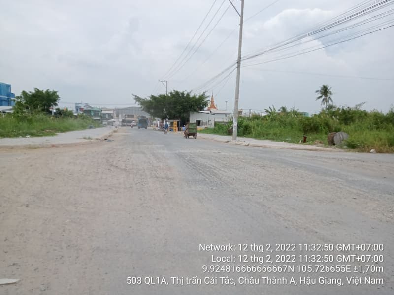 CTA76 KDC Vạn Phát, Thị Trấn Cái Tắc, từ Điểm đầu các tuyến đường trong KDC đến Điểm cuối các tuyến đường trong KDC