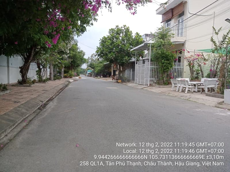 CTA78 KDC Tân Phú Thạnh, Xã Tân Phú Thạnh, từ Điểm đầu các tuyến đường trong KDC đến Điểm cuối các tuyến đường trong KDC