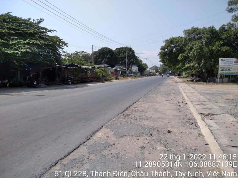 CT02 Quốc lộ 22B (đoạn đi qua xã Thanh Điền, Thái Bình, An Bình) từ Hết Cây xăng Phước Hạnh đến Giao lộ QL 22B và HL 10 (Ngã 4 vào Xóm rẫy)