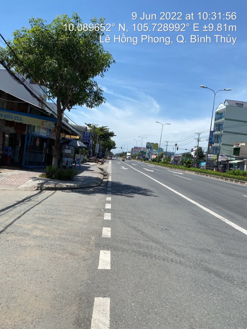 BT16 Đường Lê Hồng Phong , Hết ranh ( cần thơ bên phải )