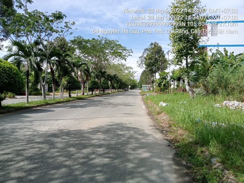 CR26 Nguyễn Thị Sáu (đường Số 6, Khu dân cư 586), Võ Nguyên Giáp đến Đường Số 15, Khu dân cư 586 tsss 1m2 khoảng 34 triệu đất thổ cư